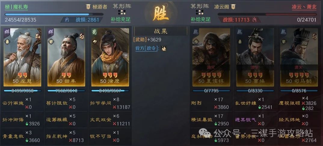 三国谋定天下S4左田徐阵容推荐攻略-三国S4左田徐阵容攻略推荐