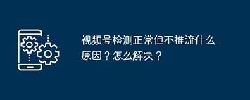 视频号检测正常但不推流原因探析-探究视频号检测正常却无推流之因