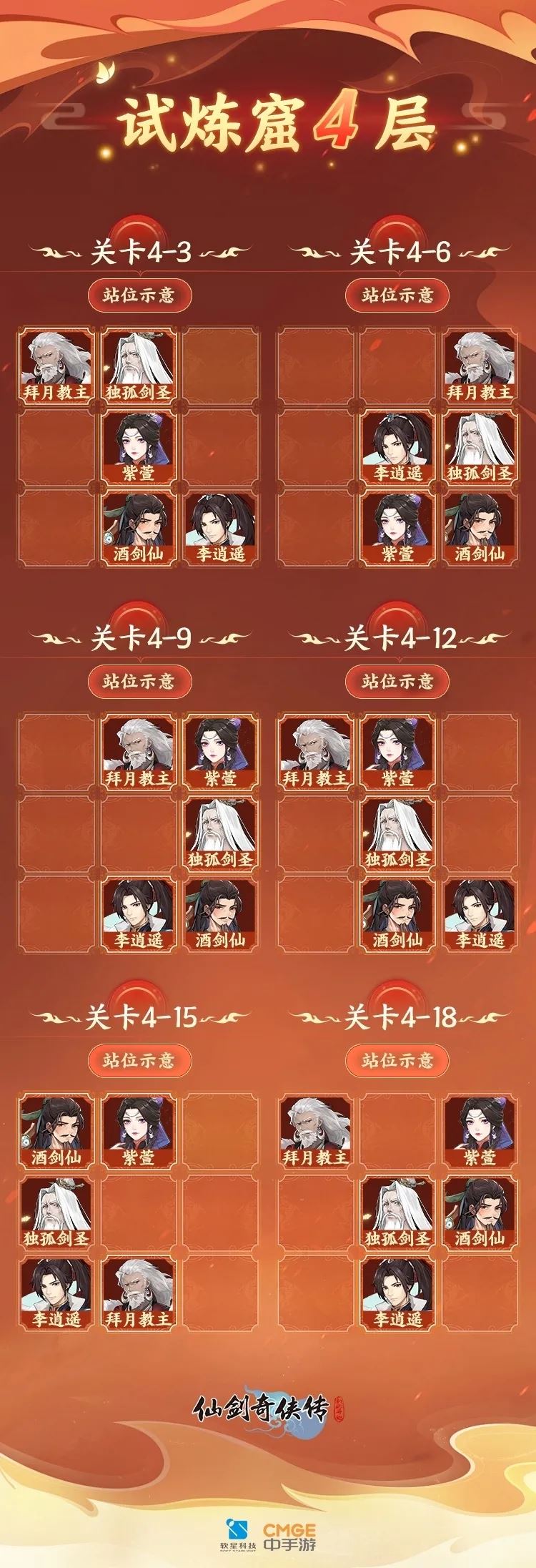 仙剑奇侠传之新的开始试炼窟4至6层攻略汇总原标题和新标题的组合仙剑奇侠传之新的开始试炼窟4层5层6层攻略大全-仙剑奇侠传之新的开始试炼窟4至6层攻略汇总