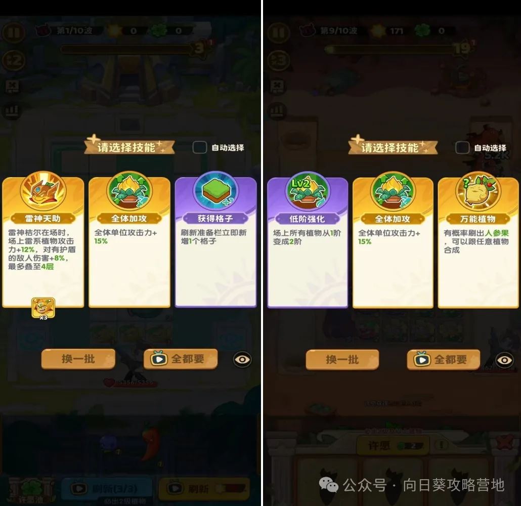 保卫向日葵推图布阵与技能选择攻略-保卫向日葵的推图布阵及技能选择方法